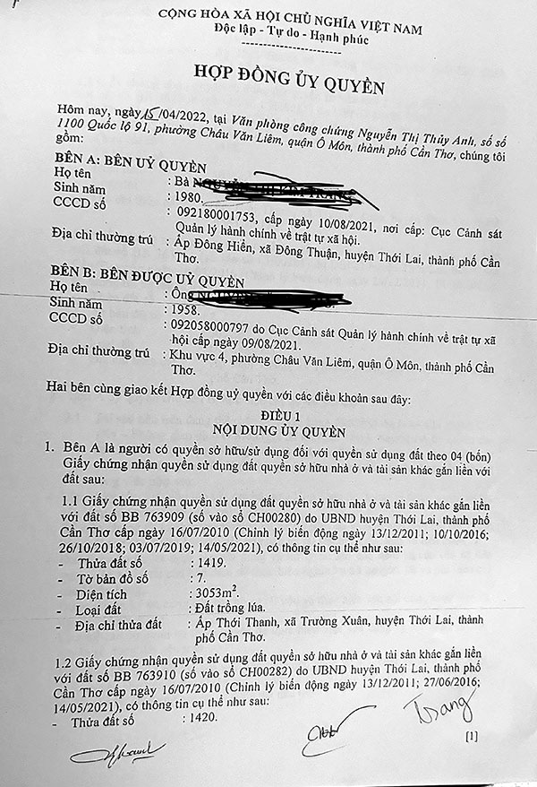 Hướng dẫn chi tiết về việc ủy quyền ký hợp đồng cho thuê nhà